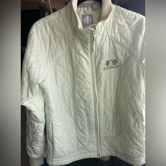Sunice Golf Jacket, size Medium. GUC mint green - Picture 1 of 3